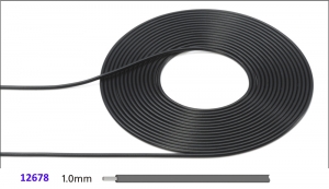 Tamiya 12678 Cable (1.0mm Outer Diameter / Black)