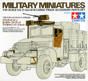 Tamiya 35231 1/35 U.S. 2.5ton 6X6 Cargo Truck Accessory Parts Set