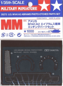 Tamiya 35273 1/35 Photo-Etched Parts for M1A1/A2 Abrams