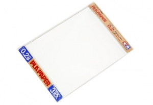 Tamiya 70209 Plastic Paper(Sheet) 0.2mm White B4 Size (3 Pcs.)