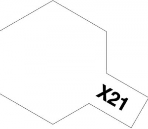 Tamiya Acrylic Color X-21 Flat Base (10ml) [Additive]