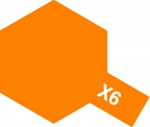 Tamiya Acrylic Color X-6 Orange (10ml) [Gloss]
