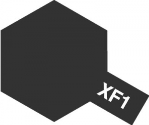 Tamiya Acrylic Color XF-1 Flat Black (10ml) [Matt]