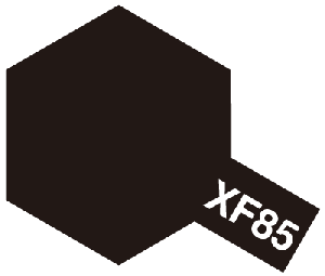 Tamiya Acrylic Color XF-85 Rubber Black (10ml) [Matt]