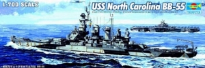 Trumpeter 05734 1/700 USS North Carolina BB-55 1944