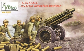 Vision VM-35001 1/35 U.S. M1A1 75mm Pack Howitzer