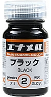 Gaianotes Enamel Color GE-02 Black 10ml (Gloss)