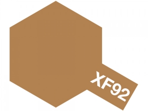 Tamiya Acrylic Color XF-92 Yellow-Brown (DAK 1941~) [Matt]