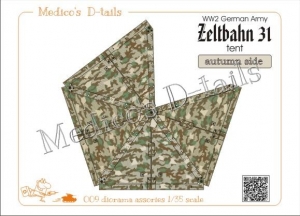 Medico's D-tails #009 1/35 W.W.II German Army Tent - "Autumn Side"