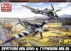 Academy 12512 1/72 Spitfire Mk.XIVc & Hawker Typhoon Ib "70th Anniversary Normandy Invasion 1944-2014"