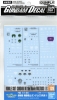 Bandai 128(2578997) Gundam Decal for HG 1/144 Mobile Suit - Gundam 00 the Movie Multiuse (2)