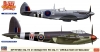 Hasegawa 02096 1/72 Spitfire Mk.VII & Mosquito FB Mk.IV "Operation Overlord"