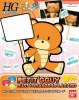 Bandai HG-PT15(0217844) 1/144 Petit'Gguy [Rusty Orange & Placard]