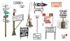 Italeri 6527 1/35 Road Signs II (W.W.II)