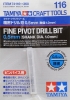 Tamiya 74116 Fine Pivot Drill Bit 0.5mm (Shank Dia. 1.0mm)
