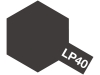 Tamiya Lacquer Paint LP-40 Metallic Black (10ml) [Metallic Gloss)