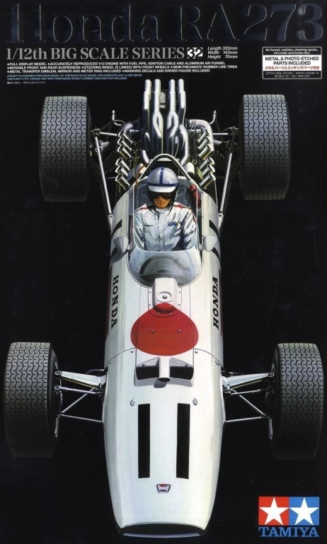 Tamiya Honda RA273 with Photo-Etched Parts 1/12 model car kit new 12032