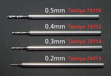 Tamiya 74044 - Fine Drill Set