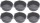 Mr Hobby GT-115G Mr. Paint Cup (6 Pcs) [Gray]