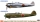 Hasegawa 02057 1/72 Nakajima Ki44-II Shoki (Tojo) & Ki84 Hayate (Frank) "104th Flight Regiment" (2 kits)