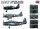 Hasegawa QG47(72147) 1/350 U.S Navy Carrier-based Aircraft Set (12 planes)