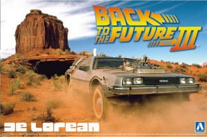 Aoshima BT-03(05918) 1/24 DeLorean Time Machine [Back To The Future Part III]