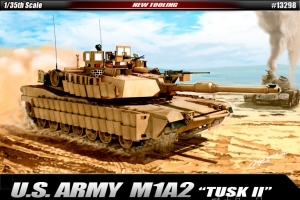 Academy 13298 1/35 U.S. Army M1A2 Abrams TUSK I / TUSK II / V2