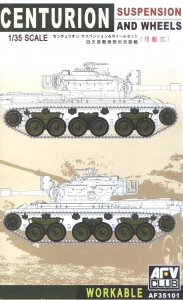 Any Order + AFV Club AF35101 1/35 Workable Suspension & Wheels For Centurion