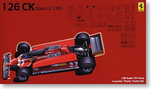 Fujimi GP-SP4(09040) 1/20 Ferrari 126CK - Spain Grand Prix 1981 "Clear Body Version"