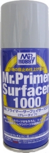 Mr Hobby B524 Mr. Primer Surfacer 1000 Gray (Spray 170ml)