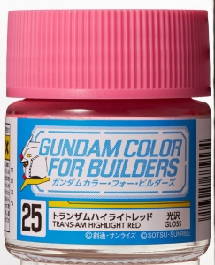 Mr Hobby UG-25 Trans-AM Highlight Red (10ml) [Solvent-Based] (Gloss)