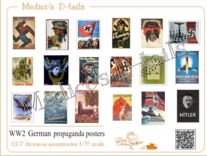 Medico's D-tails #007 1/35 W.W.II German Propaganda Posters (Part 1)