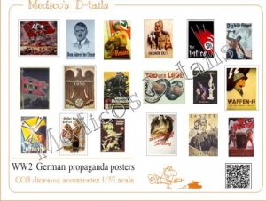 Medico's D-tails #008 1/35 W.W.II German Propaganda Posters (Part 2)