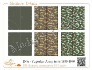 Medico's D-tails #011 1/35 Yugoslav Army Tents (1950-1990)