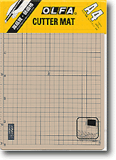 Olfa 134B Cutting Mat (A4 size / Tan & Dark Brown) 