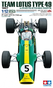 Tamiya 12052 1/12 Team Lotus Type 49 "1967 Dutch/Belgian GP" (w/Photo-Etched Parts)