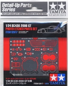 Tamiya 12617 1/24 SC430 2006 GT Photo-Etched Parts Set (For Tamiya 24293; 24294)