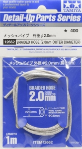 Tamiya 12662 Braided Hose (2.0mm Outer Diameter)