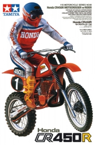 Tamiya 14018 1/12 Honda CR450R Motocrosser w/Rider