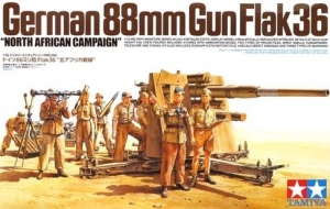 Tamiya 35283 1/35 German 88mm Gun Flak 36 "North African Campaign"