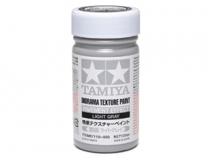Tamiya 87116 Diorama Texture Paint (Pavement Effect, Light Gray) 100ml