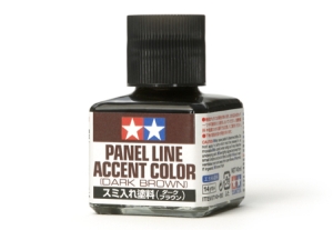Tamiya 87140 Panel Line Accent Color [Dark Brown] 40ml