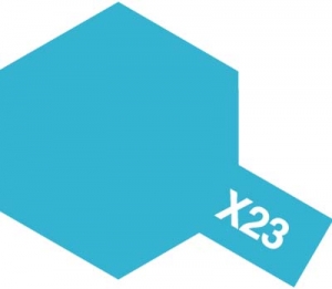 Tamiya Acrylic Color X-23 Clear Blue (Gloss)