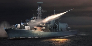 Trumpeter 04547 1/350 Royal Navy Type 23 Frigate - HMS Monmouth (F235)