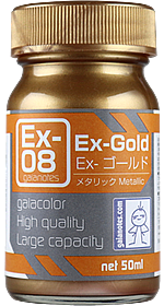 Gaianotes Ex-08 Ex-Gold (50ml) [Gloss Metallic]