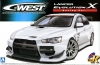 Aoshima SR-43(04900) 1/24 Mitsubishi C-West Lancer Evolution X (Racing Ver.)