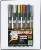 Mr Hobby GMS105 Gundam Marker Basic Set (6 Colors)