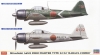 Hasegawa 02077 1/72 Mitsubishi A6M3 Zero Fighter Type 22/32 "Rabaul Combo" (2 kits)