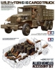 Tamiya 35218+35229 1/35 U.S. 2.5-ton 6X6 Cargo Truck + Allied Vehicles Accessory Set